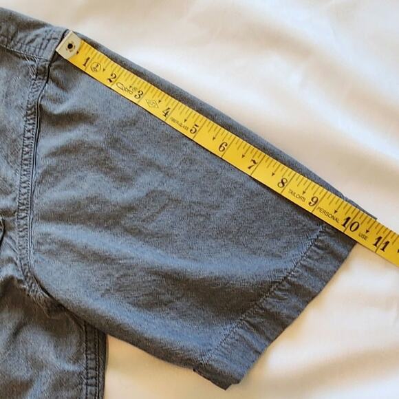 Carhartt S Loose Fit 104369-400 Denim Blue Chambray Work Shirt 100% Cotton - Picture 4 of 11